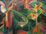 Franz Marc, Deer in a Monastery Garden (mk34)